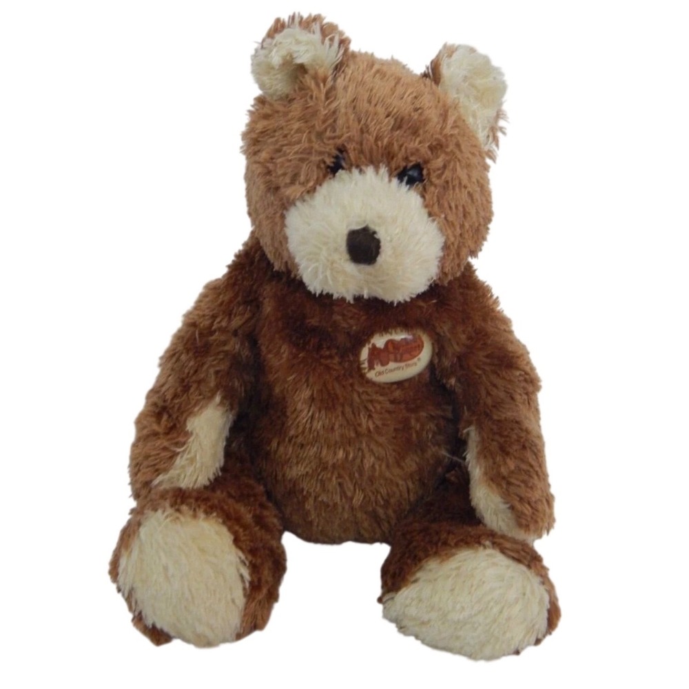 Ty Beanie Baby‎ Old Timer Bear Cracker Barrel Exclusive Brown Plush 8.5 inch